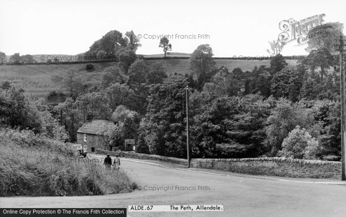 Photo of Allendale, The Peth c.1955