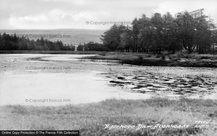 Photo of Allenheads, Byerhope Dam c.1955