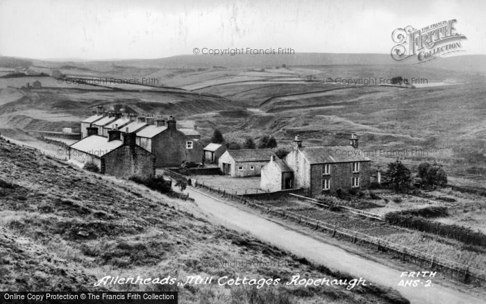 Photo of Allenheads, Mill Cottages, Ropehaugh c.1955