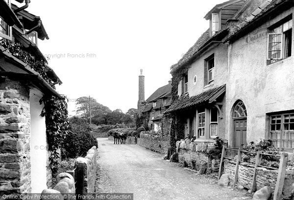 Photo of Allerford, The Village 1923