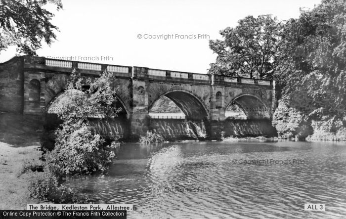 Photo of Allestree, Kedleston Park, The Bridge c.1960