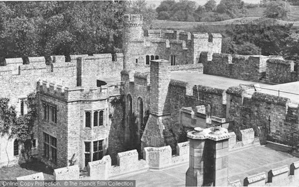 Photo of Allington, Castle, The Forecourt c.1955