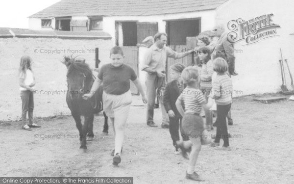 Photo of Allonby, Children At The Stables c.1965
