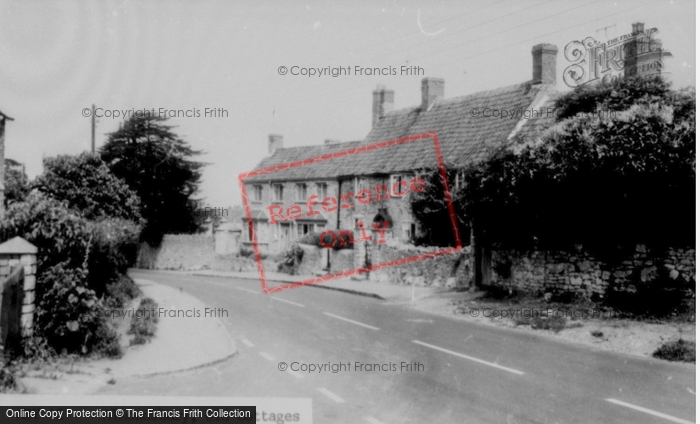 Photo of Almondsbury, Old Cottages c.1960
