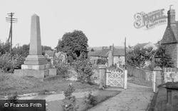 War Memorial And Village c.1955, Almondsbury