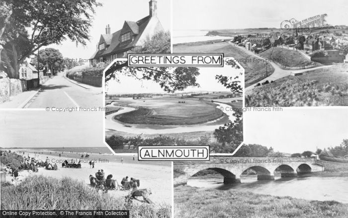 Photo of Alnmouth, Composite c.1960
