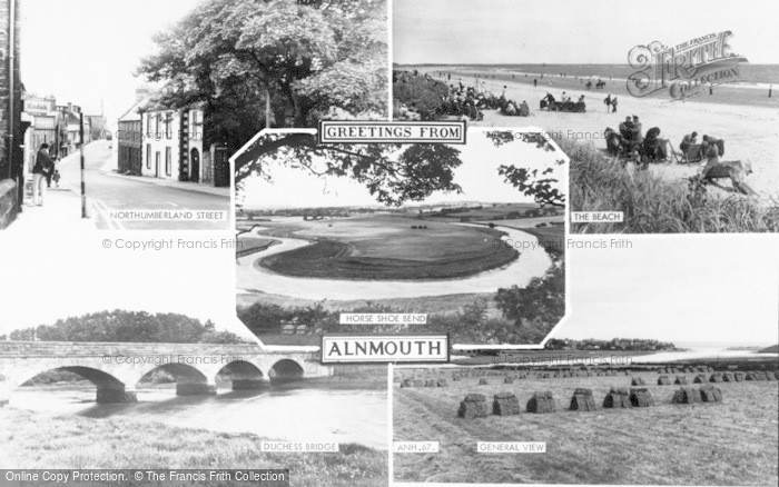 Photo of Alnmouth, Composite c.1965