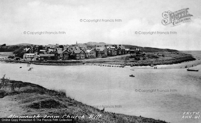 Photo of Alnmouth, From Church Hill c.1960