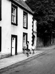 Pedestrians In Main Street c.1965, Alnmouth