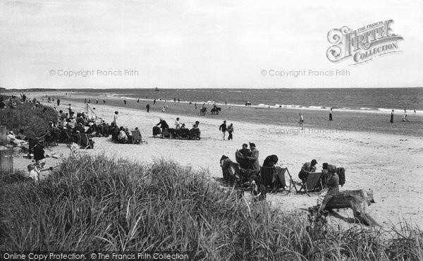Photo of Alnmouth, The Beach c.1955