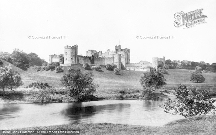 Photo of Alnwick, Castle From The Pastures c.1881