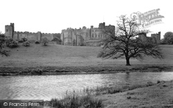 The Castle And River Aln c.1955, Alnwick