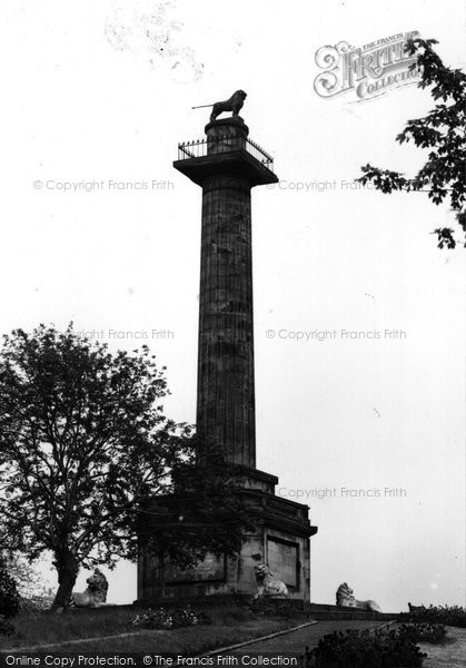 Photo of Alnwick, The Lion Monument c.1955