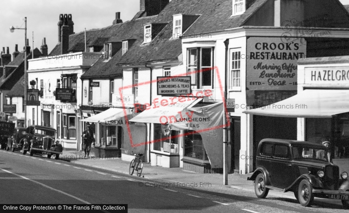 Photo of Alresford, Crook's Restaurant, West Street 1952