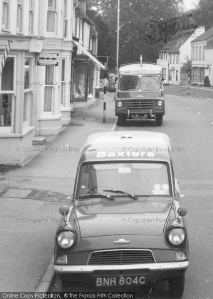 Photo of Alresford, East Street, Butcher's And Ice Cream Vans c.1965