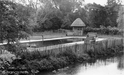 Alresford, Fulling Mill Swimming Pool c.1950, New Alresford