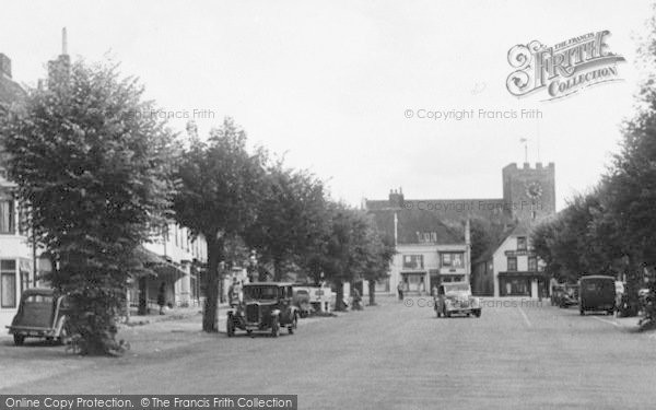 Photo of Alresford, The Church And Broad Street c.1950