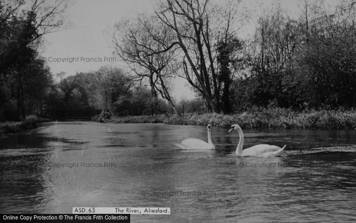 Photo of Alresford, The River c.1955