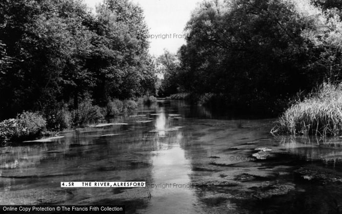 Photo of Alresford, The River c.1960