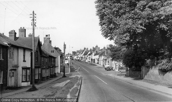 Photo of Alresford, West Street From Pound Hill c.1955