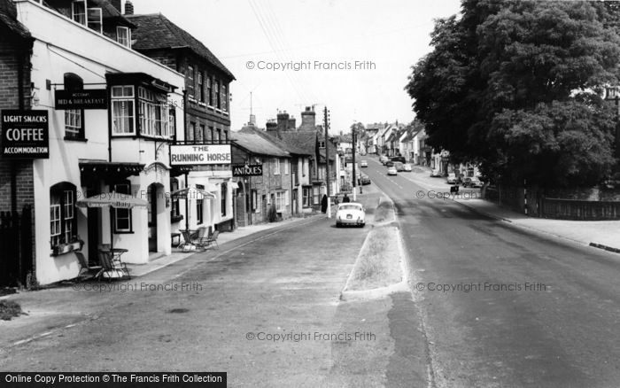 Photo of Alresford, West Street From Pound Hill c.1960