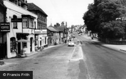 Alresford, West Street From Pound Hill c.1960, New Alresford