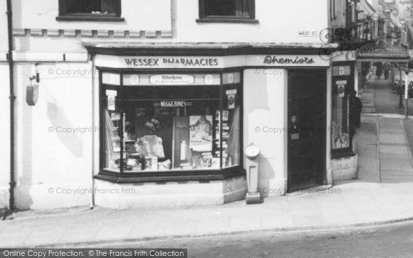 Photo of Alresford, West Street, Wessex Pharmacies c.1960