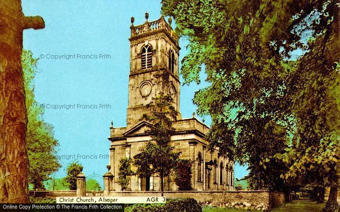 Photo of Alsager, Christ Church c.1955