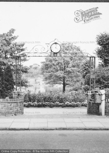 Photo of Alsager, Coronation Gates c.1965