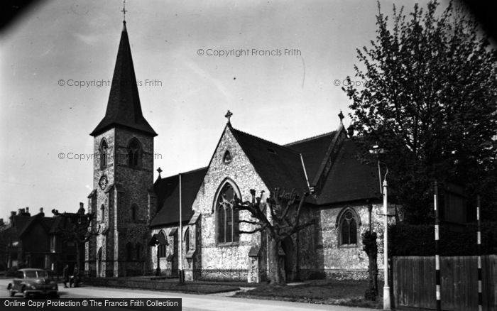 Photo of Alton, All Saints Church c.1955