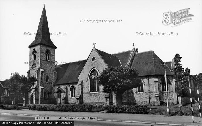 Photo of Alton, All Saints Church c.1965