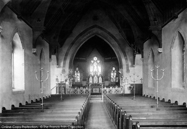 Photo of Alton, All Saints Church Interior  1897