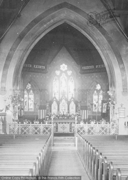 Photo of Alton, All Saints Church, Nave And Chancel 1897