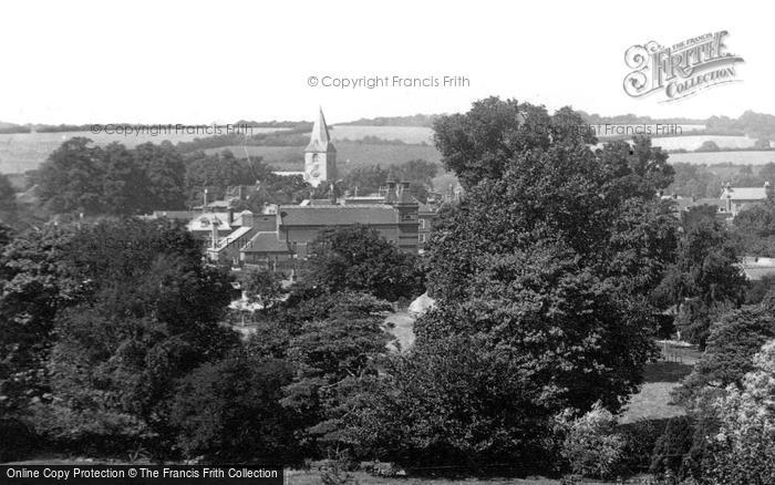 Photo of Alton, Church From Windmill Hill 1898