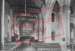 Church Of St Lawrence Interior 1897, Alton