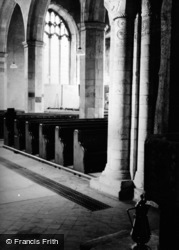 Church Of St Lawrence Interior c.1950, Alton