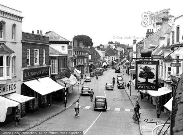Photo of Alton, High Street c.1955