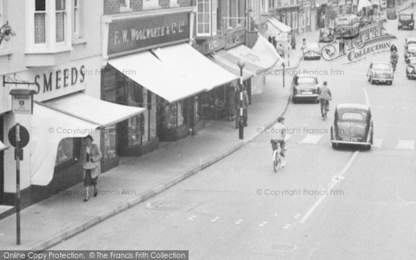 Photo of Alton, High Street Traffic c.1955