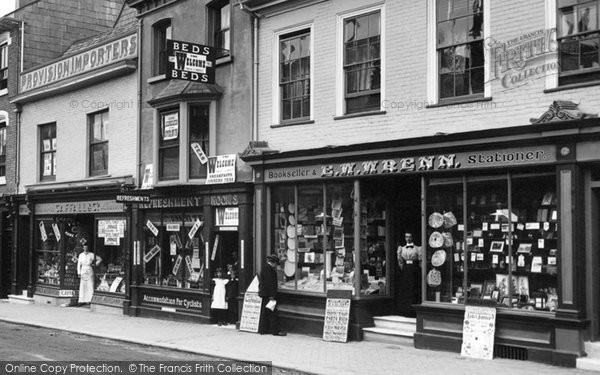 Photo of Alton, Shops In The High Street 1898