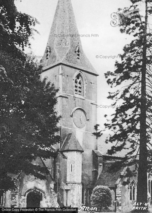 Photo of Alton, St Lawrence's Church c.1955