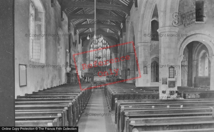 Photo of Alton, St Lawrence's Church Interior 1927