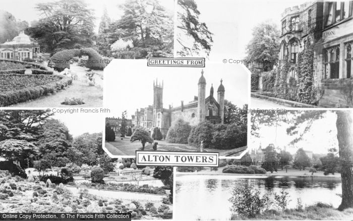 Photo Of Alton Towers Composite C 1955 Francis Frith
