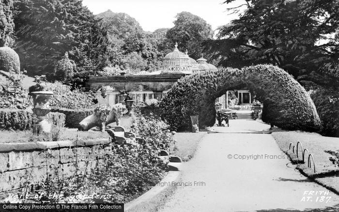 Photo of Alton Towers, Part Of The Gardens c.1955
