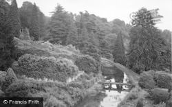 The Bridge And Canal c.1955, Alton Towers