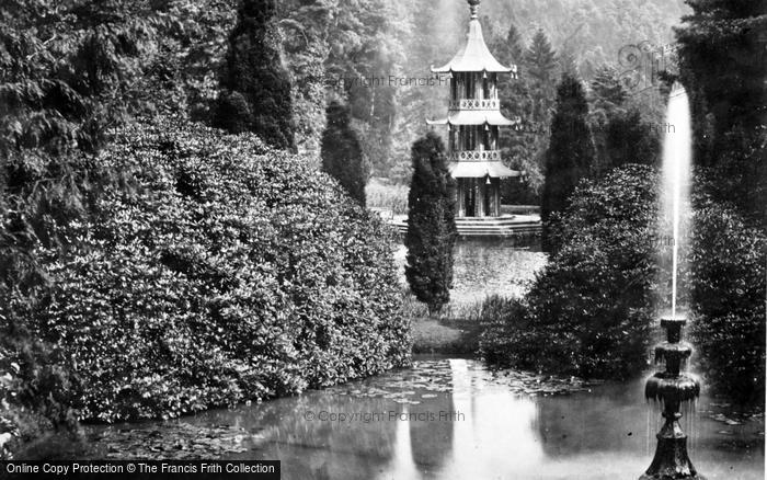 Photo of Alton Towers, The Pagoda And Fountain c.1865