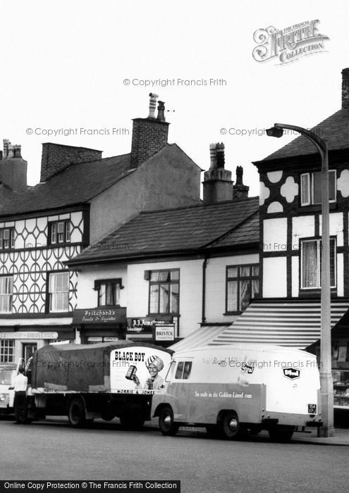 Photo of Altrincham, Delivery Vans In Old Market Place c.1960