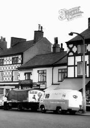 Delivery Vans In Old Market Place c.1960, Altrincham