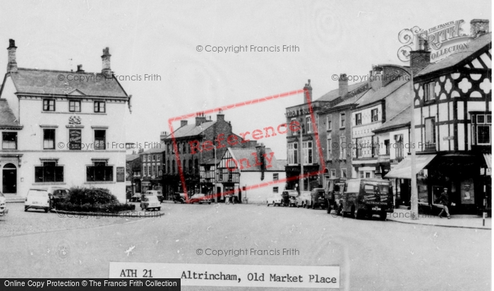 Photo of Altrincham, Old Market Place c.1960