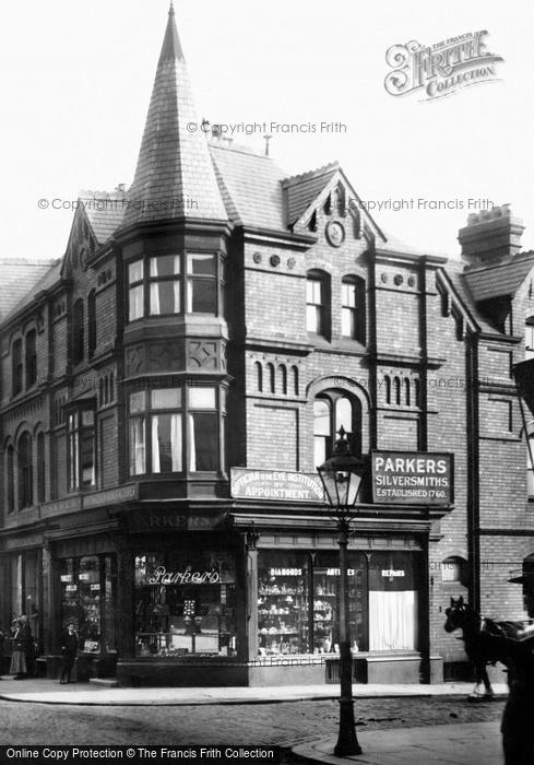 Photo of Altrincham, Parker's Silversmiths, Stamford New Road 1913