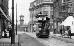 Tram In Stamford New Road 1907, Altrincham